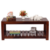 MoonWooden Engineered Wood Coffee Table/Centre Table/Tea Table (Brown)